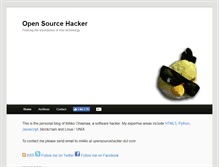 Tablet Screenshot of opensourcehacker.com